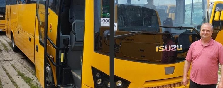 Нов ученически автобус за децата от община Крушари