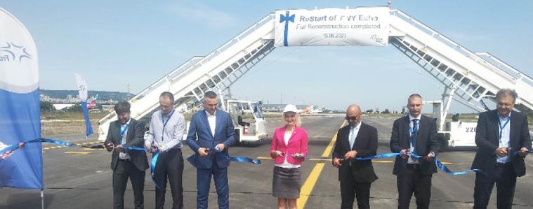 Откриха реновираната пътека за рулиране на летището във Варна