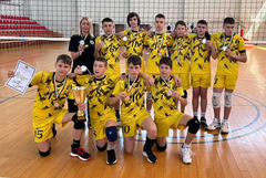 Волейболният отбор на СУ „П. Р. Славейков“ - вицешампион на България