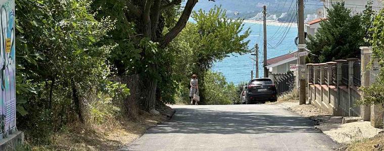 Приключи ремонтът на уличната мрежа на вилните зони в Балчик