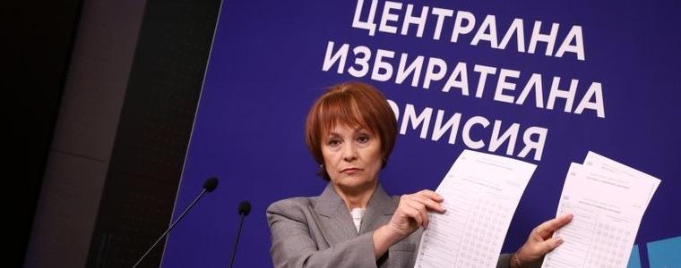 ЦИК показа бюлетините за гласуване на местния вот