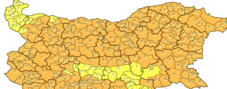 Утре отново сериозно влошаване на времето, предстоят снеговалежи и силен вятър 