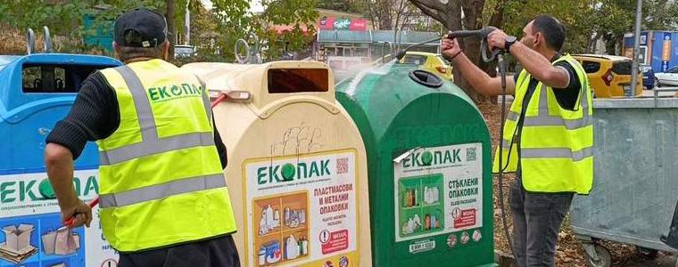 Започва сезонно измиване на контейнерите за разделно събиране на отпадъци в Добрич
