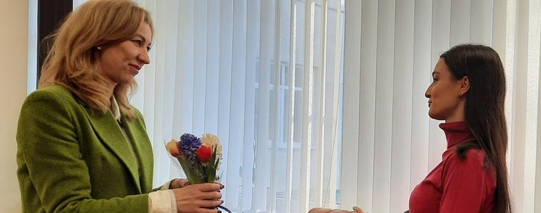 Димитрина Германова благодари за подкрепата на областния управител