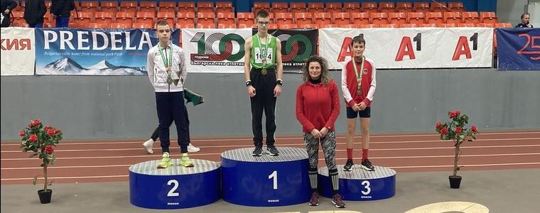 Виктор Иванов от СКЛА „Добруджа“ стана шампион на България за атлети под 14 г. с национален рекорд