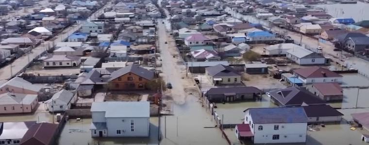 100 000 евакуирани в Казахстан, в Оренбург са залети стотици къщи