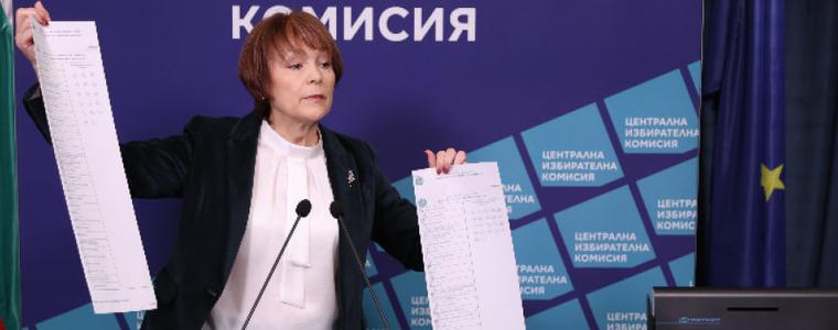 В ЦИК представиха бюлетините за вота на 9 юни