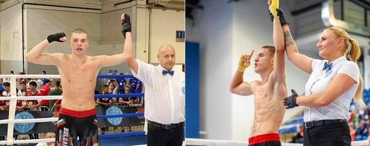 Двамата състезатели на „Десант“, участвали на световното по кикбокс за юноши, се завърнаха с медали (СНИМКИ)