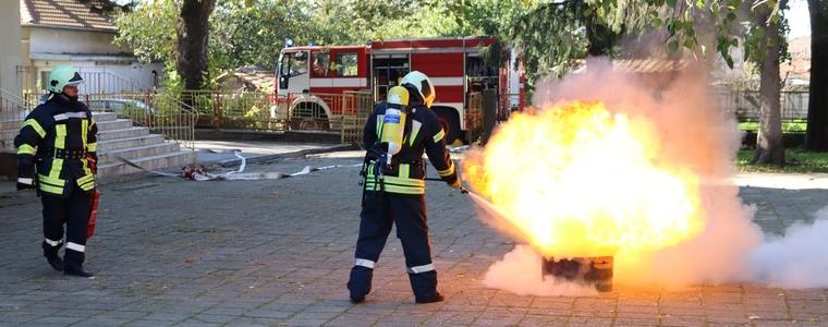 Показна евакуация при пожар се проведе в ОУ „Христо Смирненски“ в Генерал Тошево