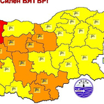 Опасно време: Червен код за вятър в Монтана и Враца, оранжев код в още 9 области