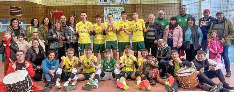 ВОЛЕЙБОЛ: Юношите на Добруджа 07 U18 с две победи на старта на първенството в регион "Добруджа"