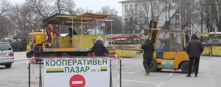 До седмица ще е в готовност едната площадка от пазара (ВИДЕО)