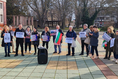 В Шабла протестираха срещу изграждането на ветрогенератори в общината (ВИДЕО)