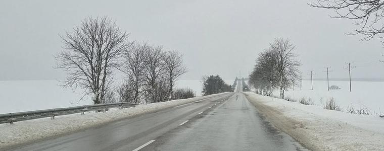 Част от основните пътни артерии в област Добрич вече са на мокър асфалт