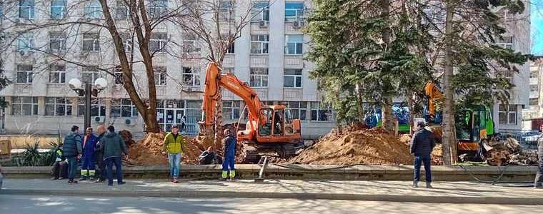 Ремонтират водната система на сградата на МВР-Добрич