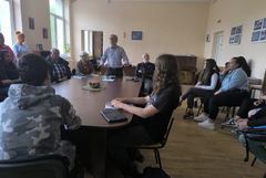 Гимназисти в ПГВМ „Проф. д-р Георги Павлов“ се срещнаха с местни автори 
