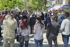 В Тервел протестираха срещу проект за изграждане на ветрогенератори 