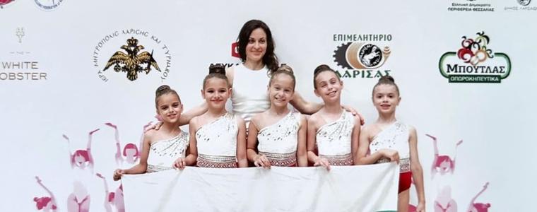 Клуб “Виктория” с шампионска титла от Балканските игри по естетическа групова гимнастика