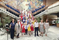 Препълнена зала за премиерата на хоровата композиция „Irish Blessing” 