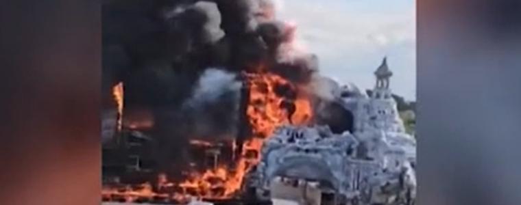 Дни преди голямото откриване: Огромен пожар изпепели главната сцена на фестивала Tomorrowland