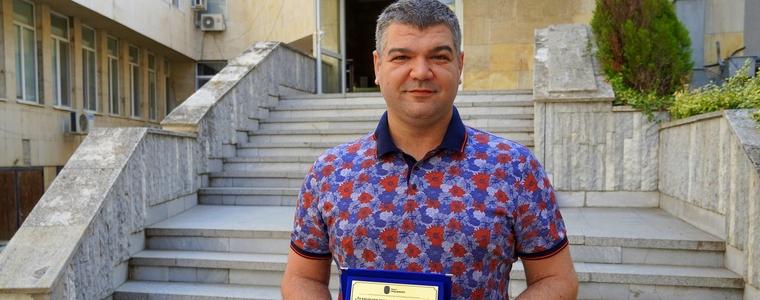 Лазар Лазаров получи плакет за цялостен принос към спорта на град Добрич (ВИДЕО)