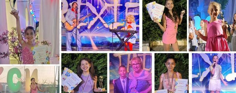 Множество награди за Студио за певци "Shining voices" от международния фестивал "Трикси"