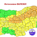 Оранжев и жълт код за гръмотевични бури и валежи