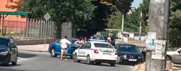 Пътен инцидент по улица "Оп. Димитър Ковачев" в Добрич