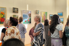 Открита бе живописна изложба на д-р Гюняр Мердан в Каварна