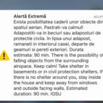 В Тулча задействаха системата Ro-Alert заради падащи обекти след руска атака