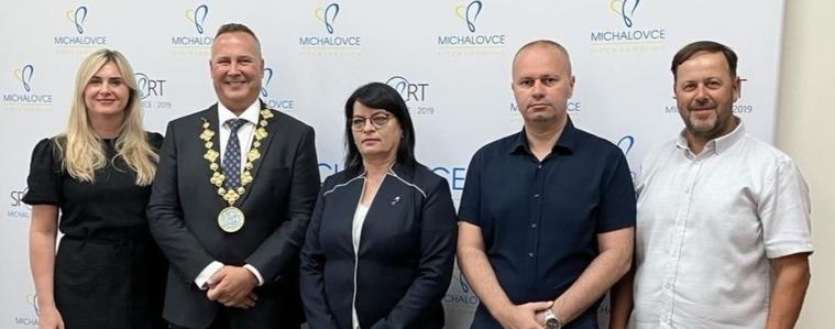 Делегация от Община Каварна гостува на побратимения град Михайловце в Словакия