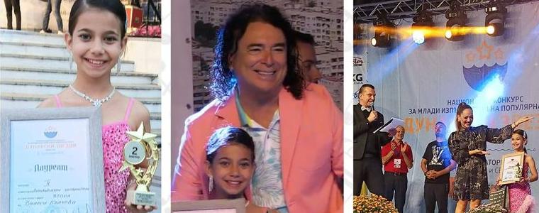 Ванеса Кънчева от Студио за певци "Shining voices" с престижни награди от конкурса "Дунавски звезди" 