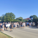 Жителите на Рилските блокове отново на протест заради недовършения ремонт по ул. „Хан Тервел“