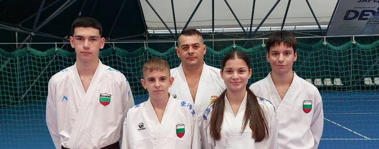 Четирима състезатели на КК "Добруджа" участваха в лагер на националния отбор по карате