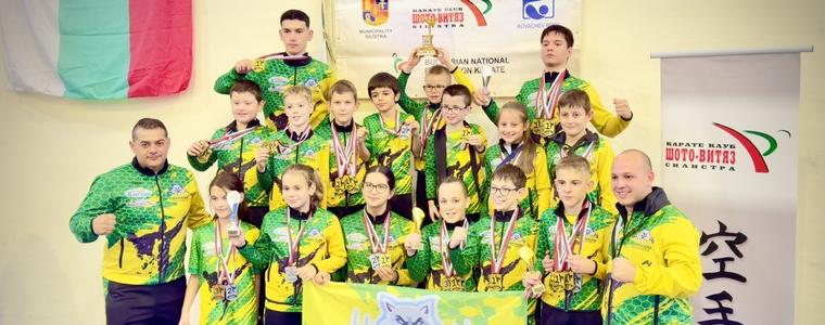 Карате клуб  "Добруджа" отново на върха с 31 медала от Купа "Дръстър"