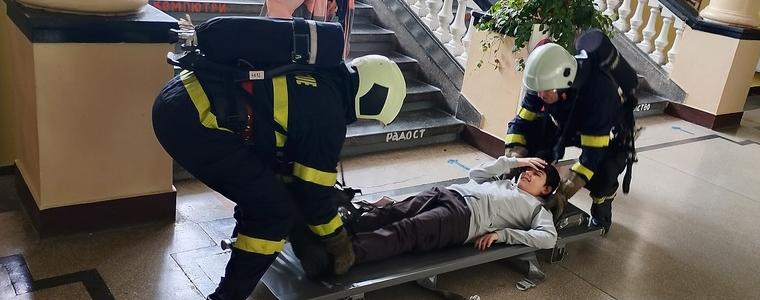 Учебна евакуация в условия на земетресение и пожар се проведе в ОУ „Йордан Йовков“ в Каварна