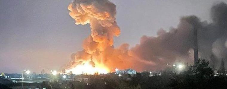 Украинският град Харков е бил подложен на масирана руска въздушна атака тази нощ
