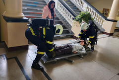 Учебна евакуация в условия на земетресение и пожар се проведе в ОУ „Йордан Йовков“ в Каварна