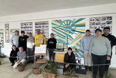 В гимназия „М. В. Ломоносов“ отбелязаха  рождената дата на Джон Атанасов