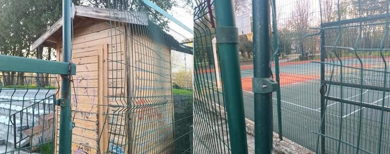 Община Генерал Тошево съобщава за умишлено посегателство на спортната площадка за волейбол и баскетбол