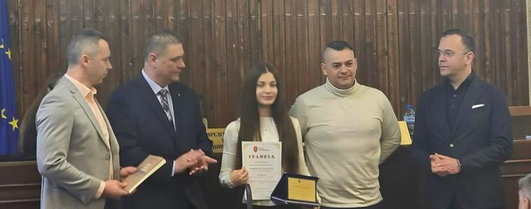 Състезателката на КК „Добруджа“ Габриела Дончева е Спортист на Добрич за месец октомври