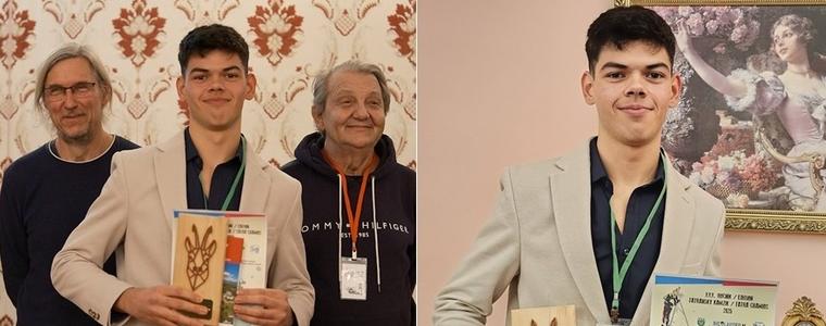 Учeник от ЧЕУ „Леонардо да Винчи“ с награда за най-добър млад режисьор от кинофестивал в Словакия