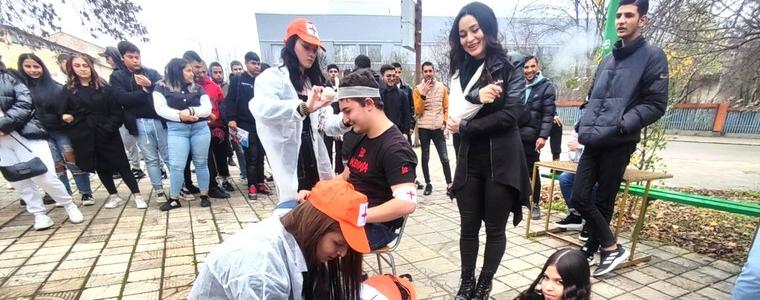 В ПГТОЛП - Добрич поведоха тренировъчно обучение за поведение и реакция при земетресение (СНИМКИ)