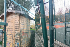 Община Генерал Тошево съобщава за умишлено посегателство на спортната площадка за волейбол и баскетбол