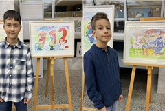 Рисунки на деца от Добрич са сред отличените в Националната изложба „Аз и детското полицейско управление“