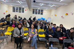 Среща на актрисата Гергана Стоянова с ученици в ЕГ „Гео Милев“