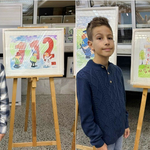 Рисунки на деца от Добрич са сред отличените в Националната изложба „Аз и детското полицейско управление“