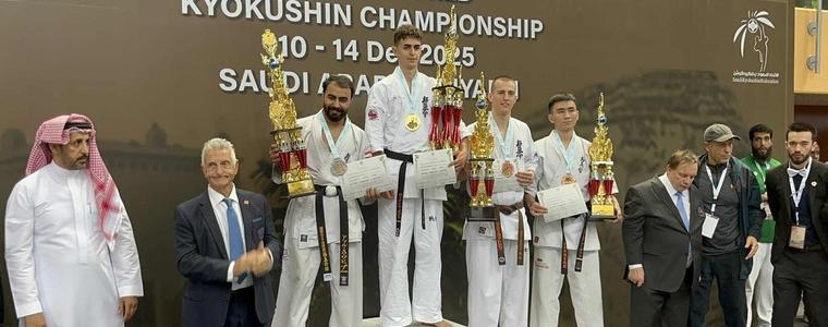 КИОКУШИН: Още един добричлия е с медал от Световното в Саудитска Арабия – Ростислав Тодоров (СНИМКИ)