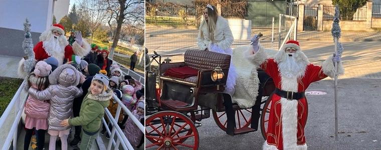 Коледна магия с Дядо Коледа зарадва децата от ДГ №27 „Славейче“