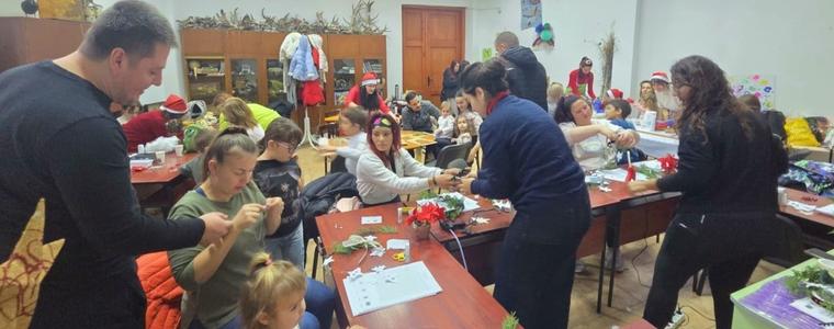 Коледна работилница събра много семейства в Зооцентър - Добрич в подкрепа на животните (СНИМКИ)